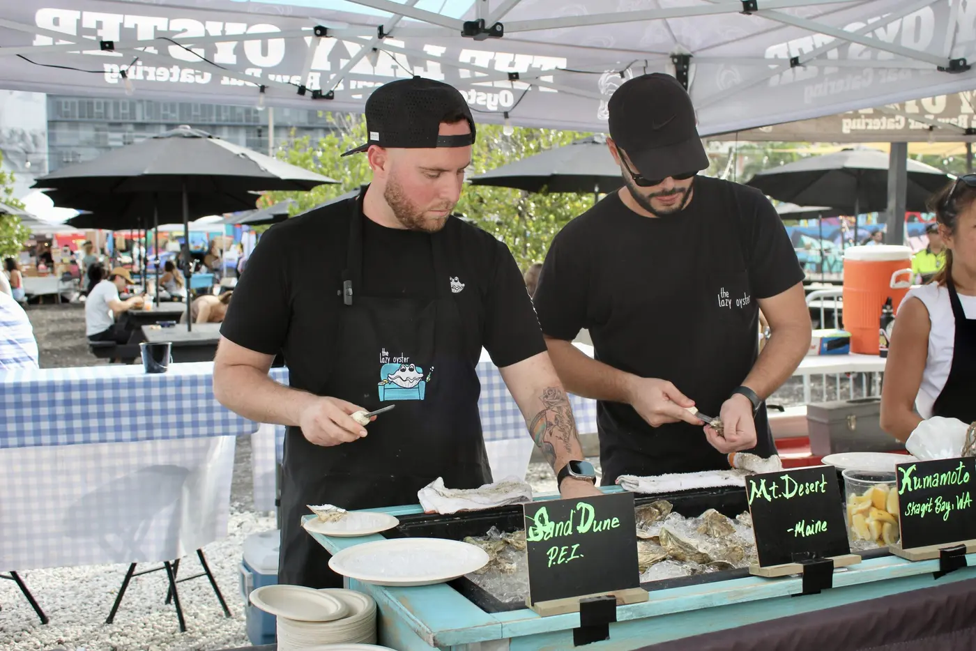 Miami's famous lobster rolls from The Lazy Oyster