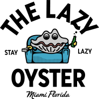 The Lazy Oyster badge logo